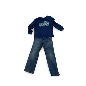 Lot (2) – Sonoma Sweatshirt & Outdoor Kids Jeans – Size 6/7